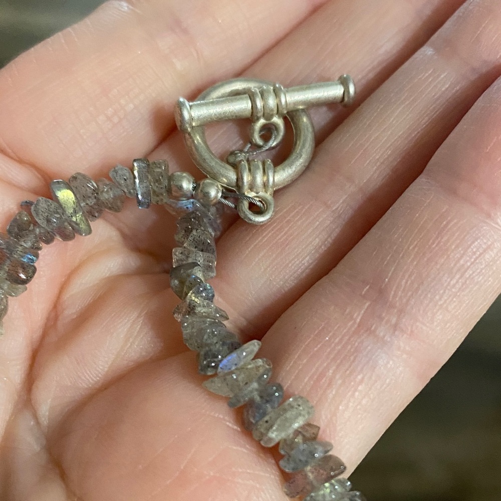 Labradorite Beaded Toggle Bracelet - image 5